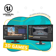 Unreal Engine 4. Игровой движок - КИБЕРшкола программирования для детей, компьютерные курсы для школьников, начинающих и подростков - KIBERone г. Кыштым