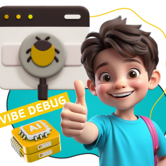 Тестирование & Vibe Debug. Охотники за багами - КИБЕРшкола программирования для детей, компьютерные курсы для школьников, начинающих и подростков - KIBERone г. Кыштым